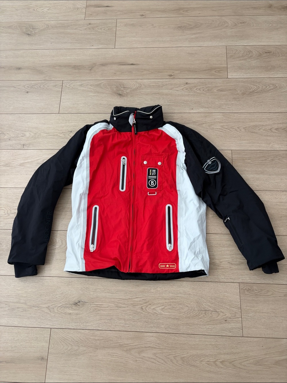 Bogner Men's Red, White & Black Ski Jacket